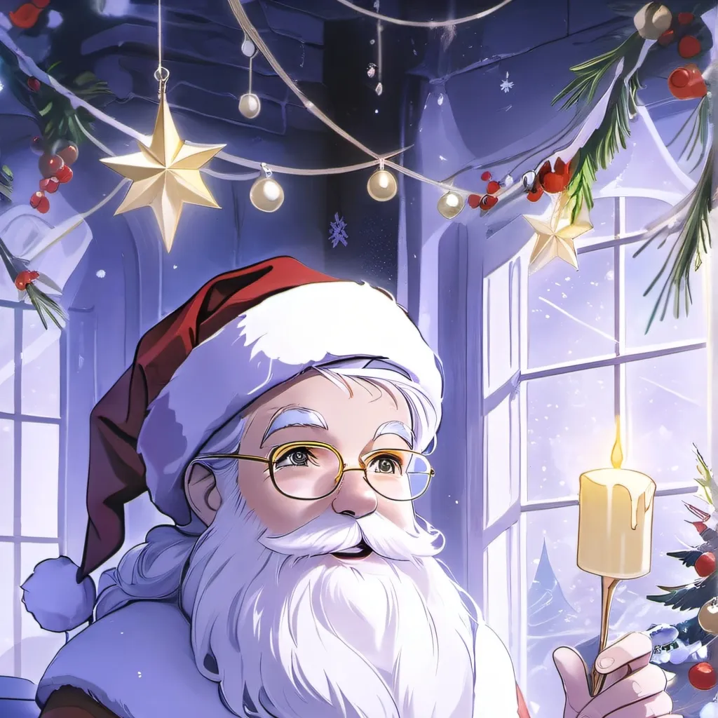 chat with ai character: o<[Santa