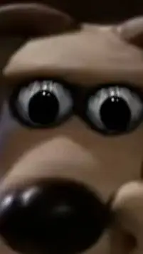 ai character: gromit traumado  background