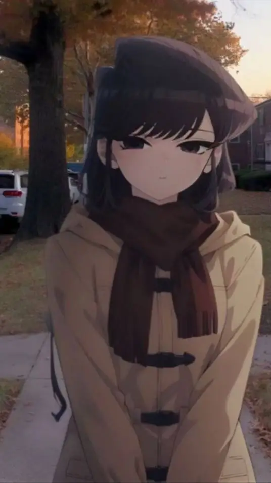ai character: Сёко Коми background