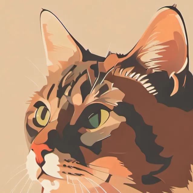 chat with ai character: кот