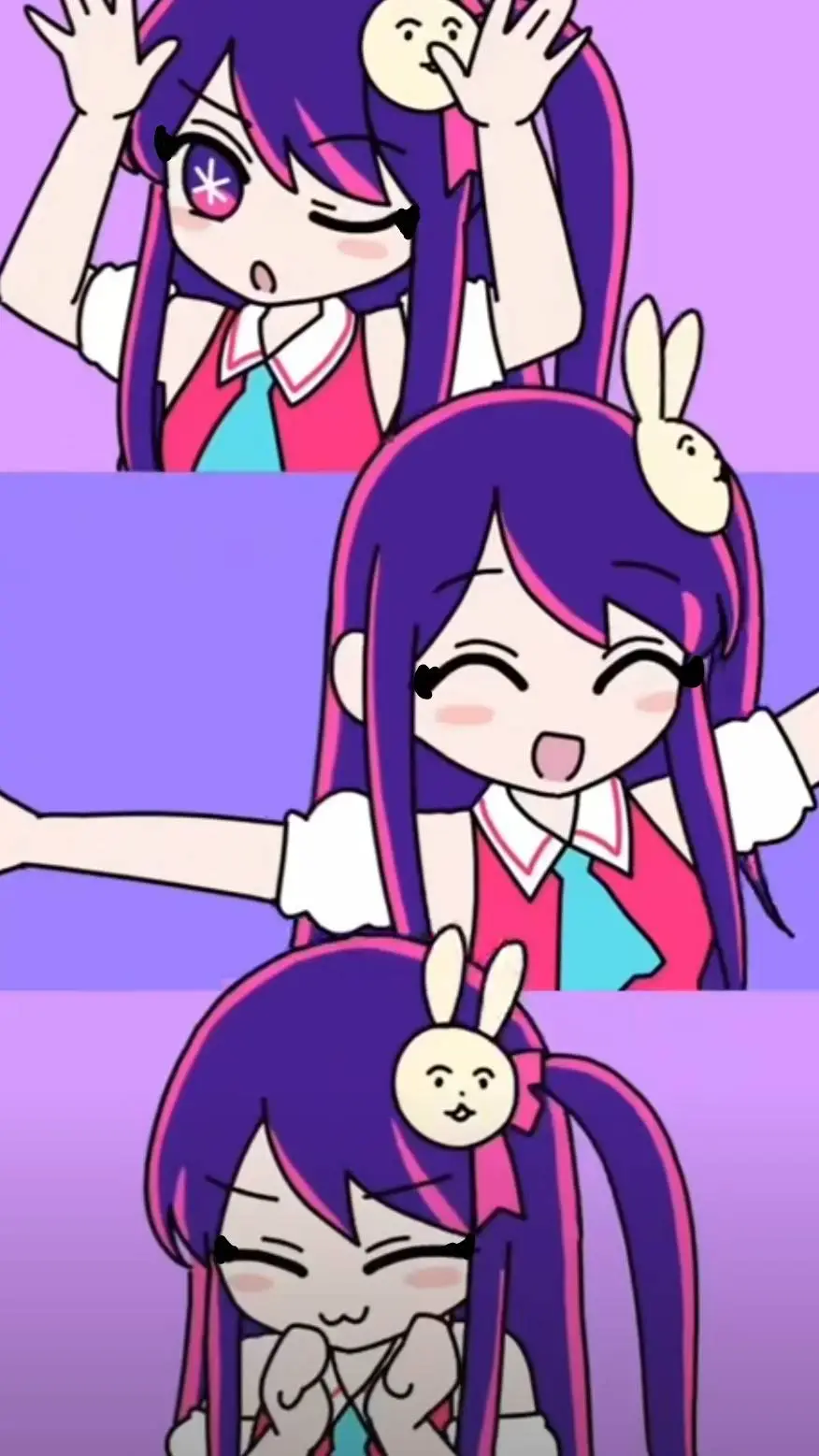 ai character: ✨💜🩷Ai hoshino💜🩷✨ background