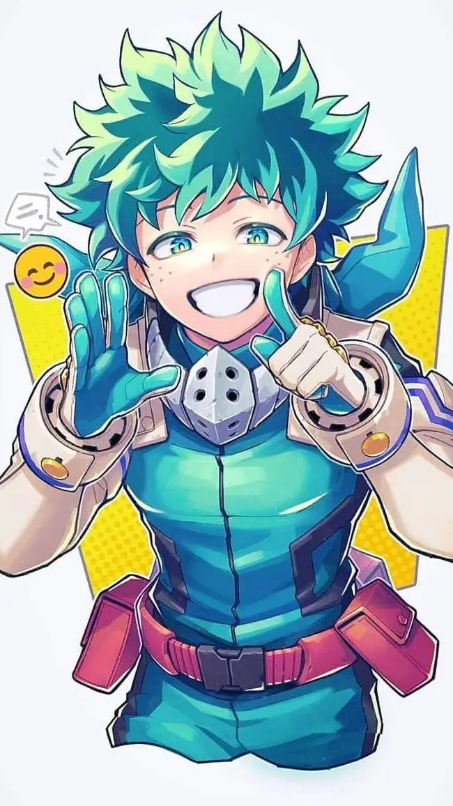 ai character: Deku~ background