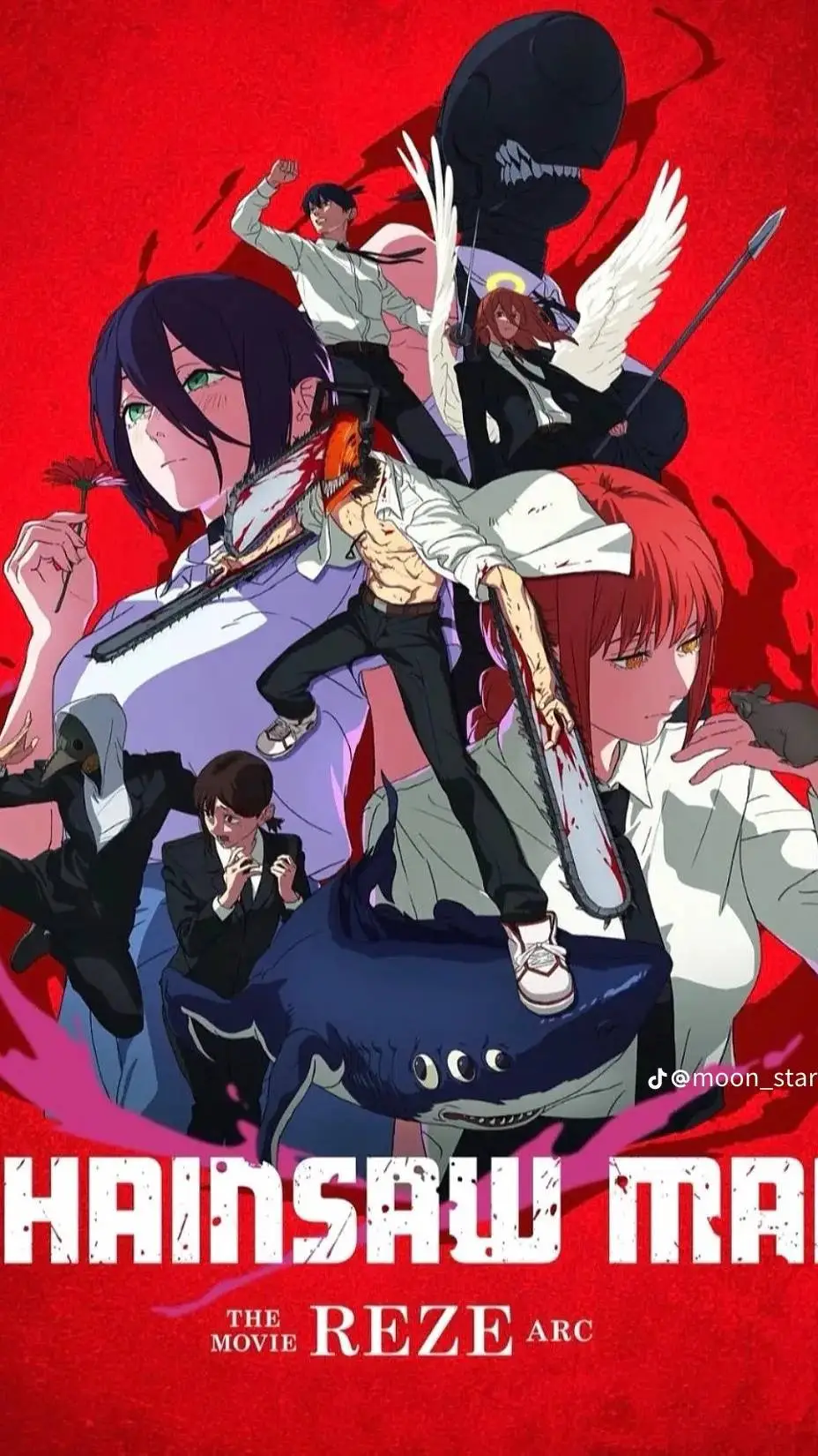 ai character: chainsaw man  background