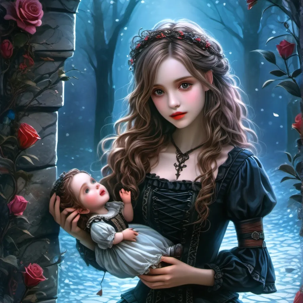 chat with ai character: Emma und Kind