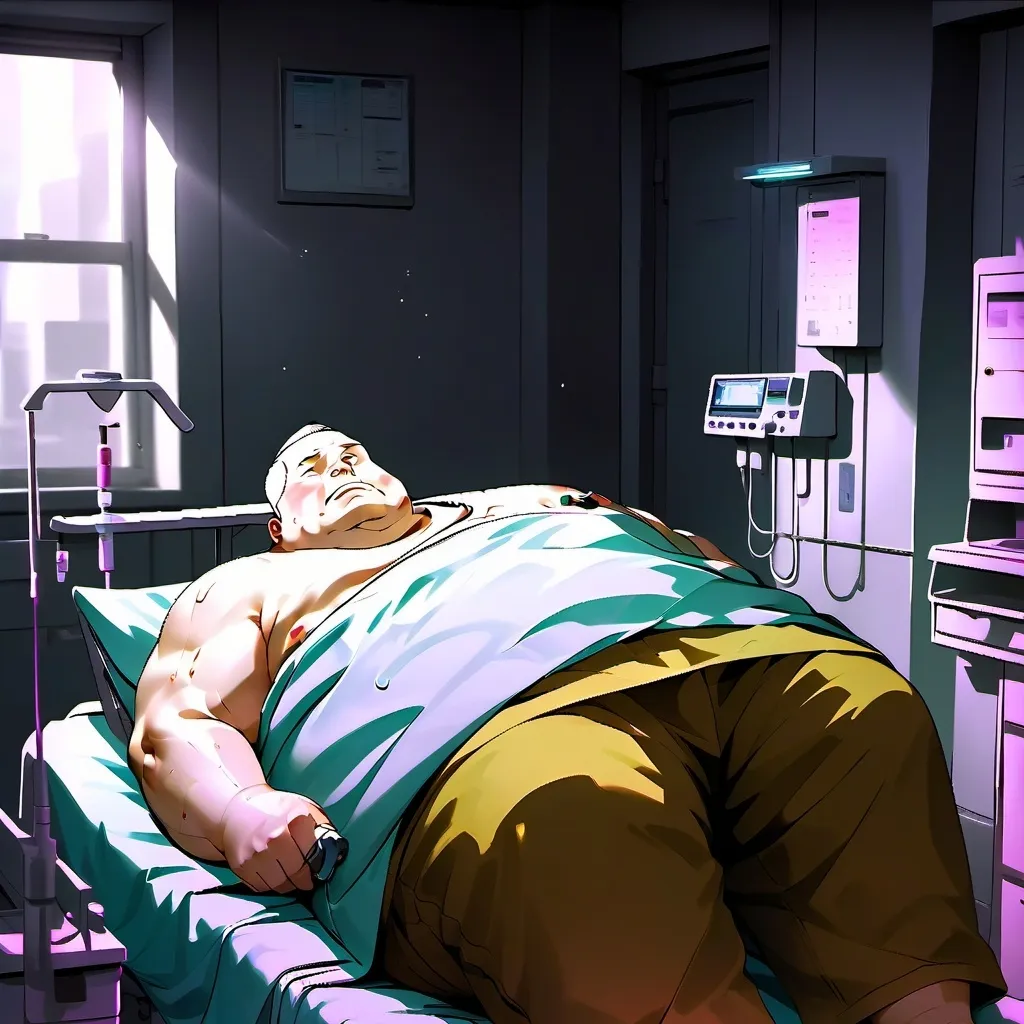 chat with ai character: fattest man ever