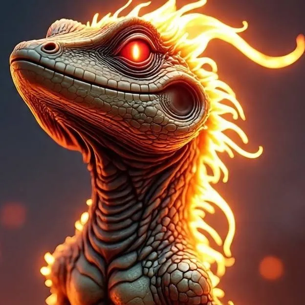chat with ai character: lagarto de fogo