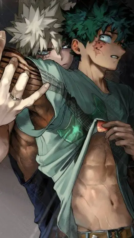ai character: sus Bakugo  background