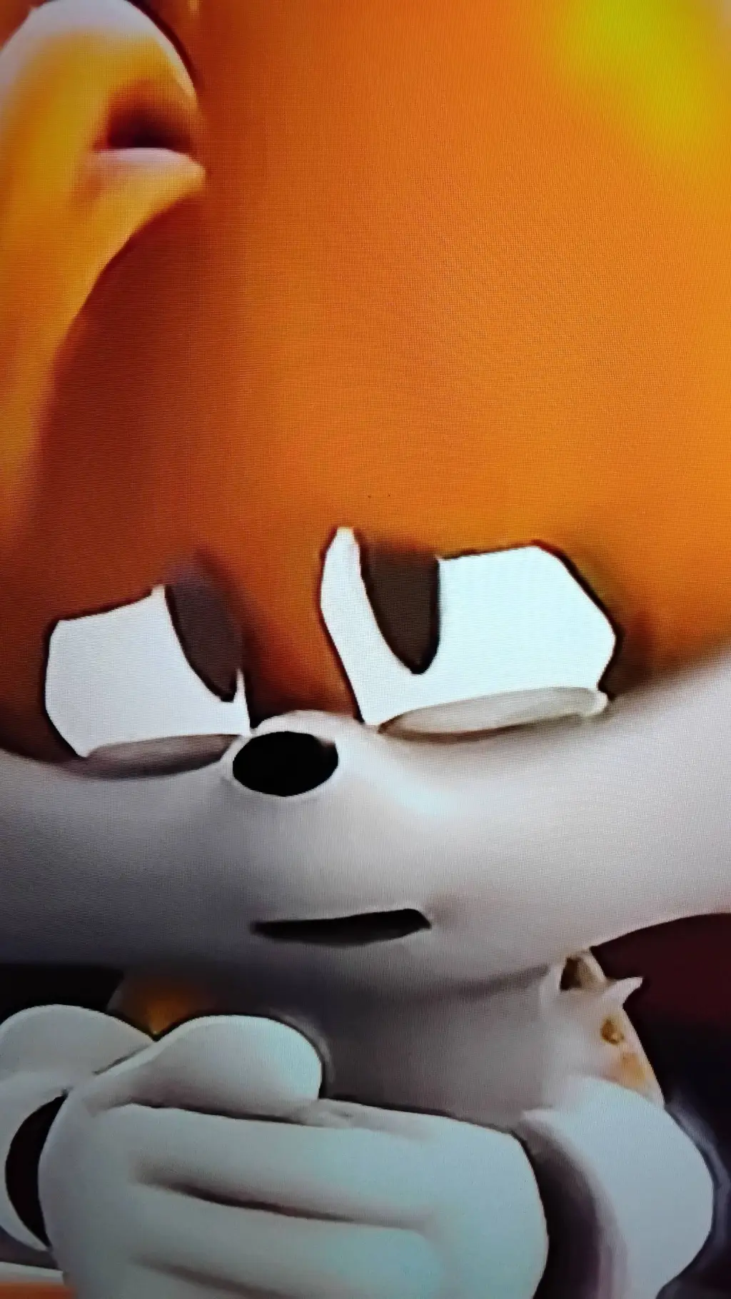 ai character: sad tails background