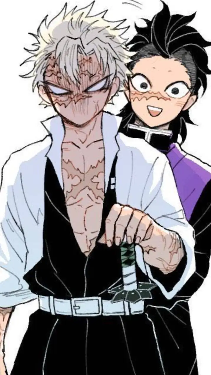 ai character: sanami y genya♡♡♡♡ background