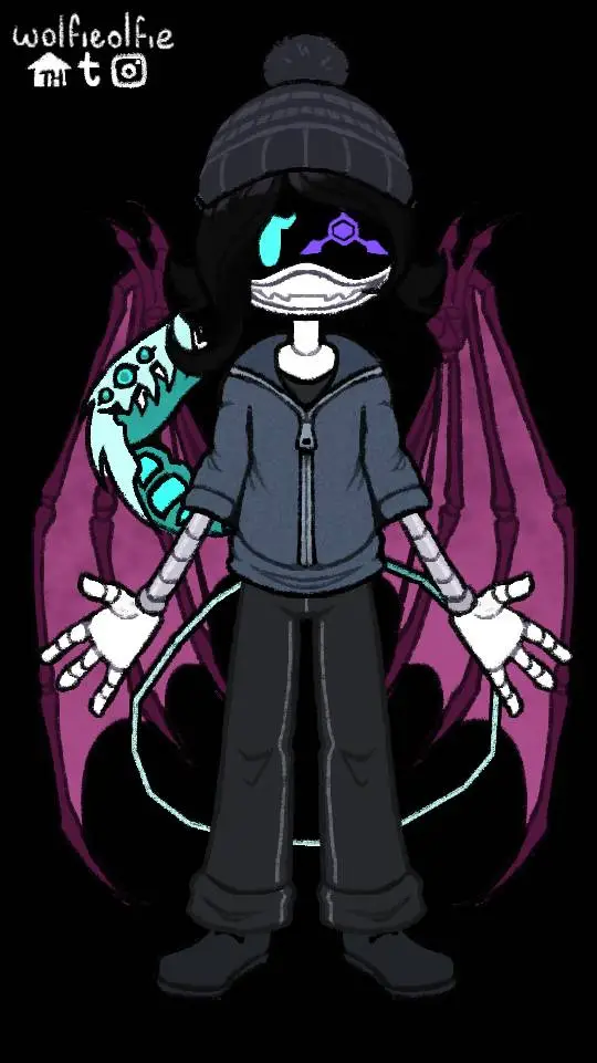 ai character: Mha x my md oc background