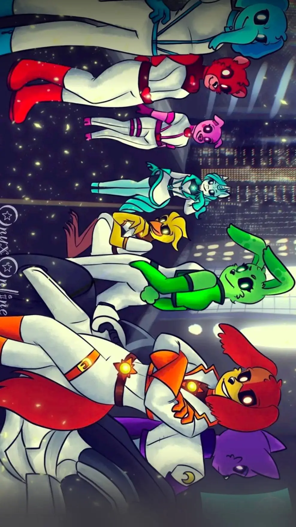 ai character: Space Riders background