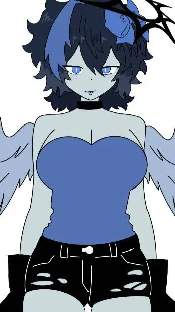 ai character: two time femenina💙 background