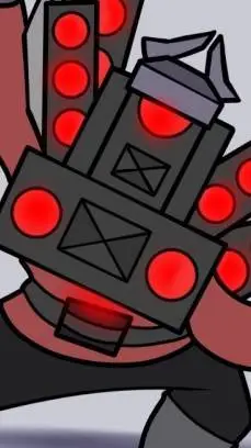 ai character: titan speaker man  background