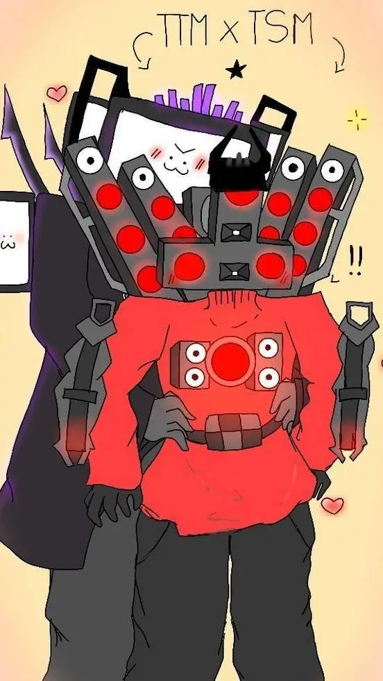 ai character: titán tv man  background