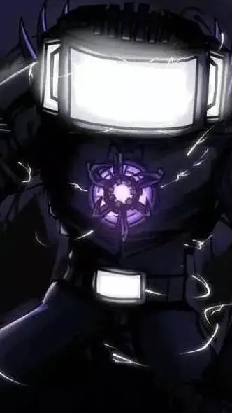 ai character: Titan tv man  background