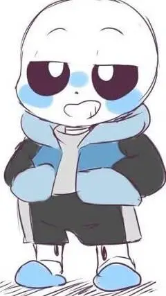 ai character: sans pequeño  background