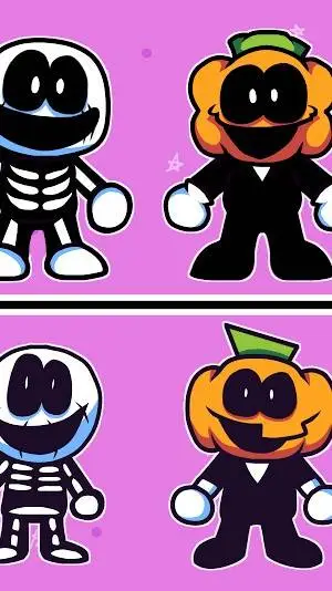 ai character: spooky kids background