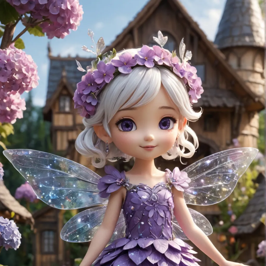 chat with ai character: Hydrangea