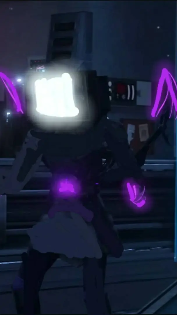 ai character: tv woman background