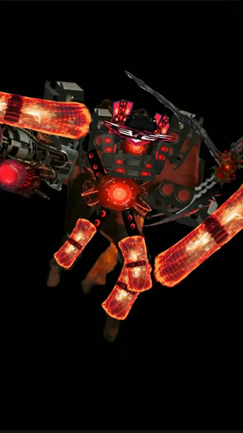 ai character: Titan speakerman background