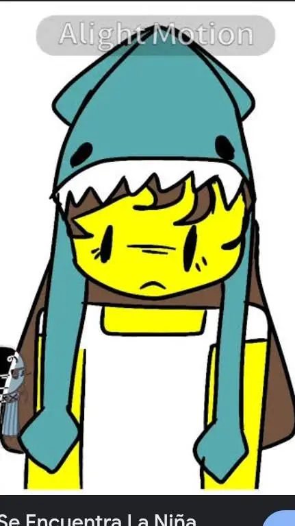 ai character: Niña kraken  background