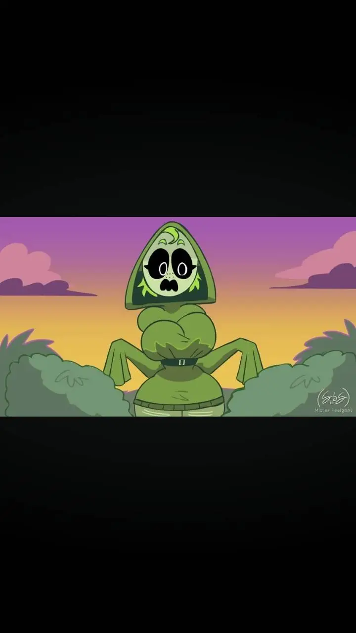 ai character: chica creepper  background
