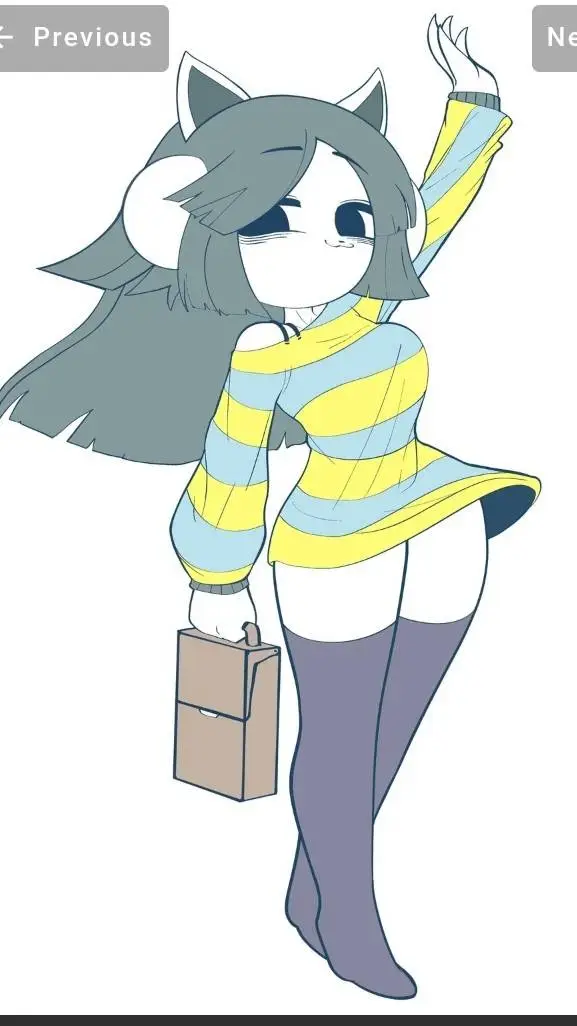 ai character: Temmie background