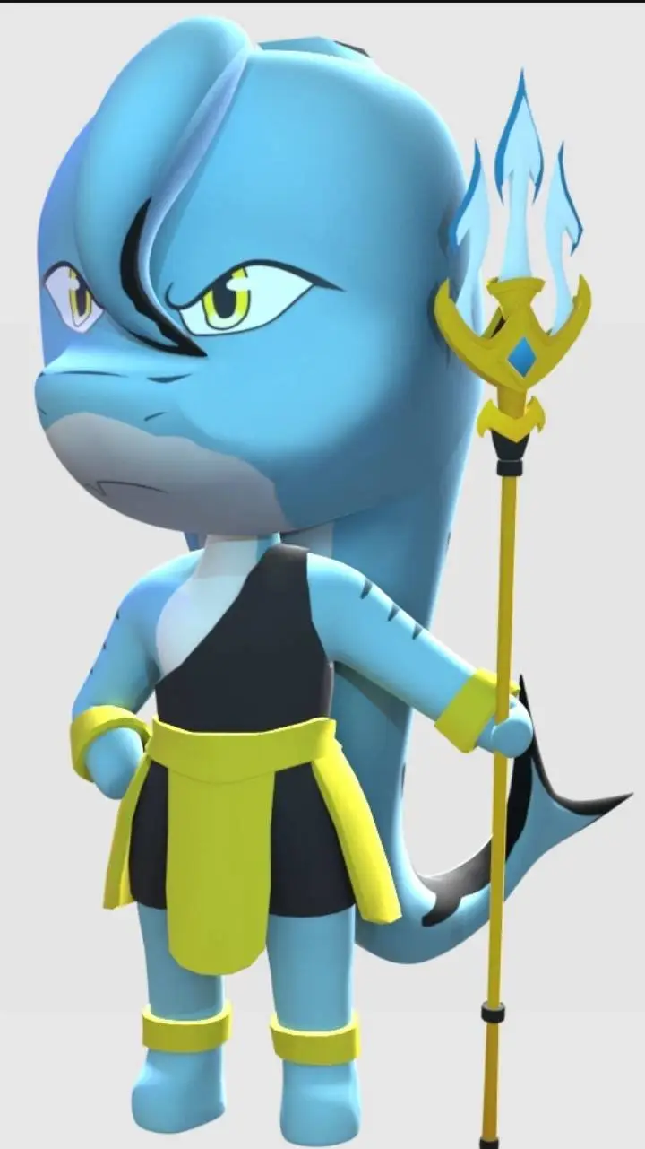 ai character: Triton  background