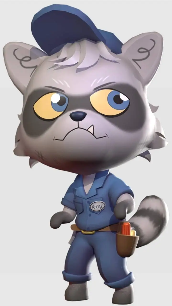 ai character: Rocky! background