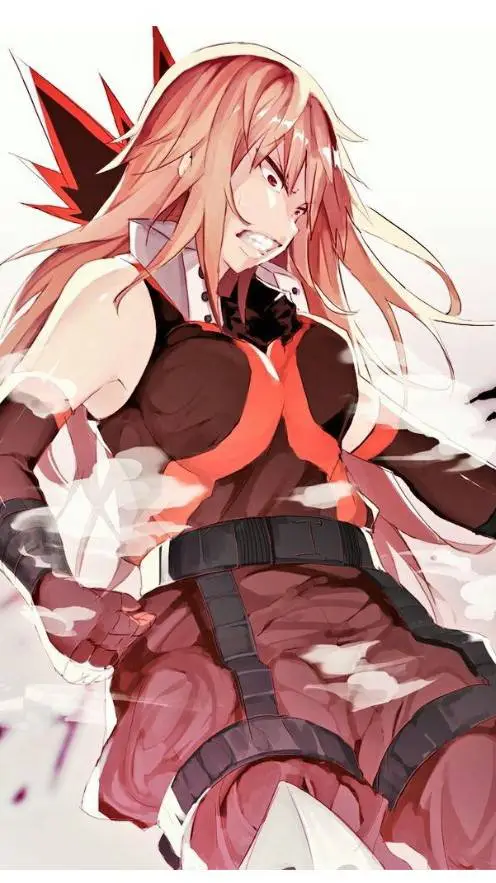 ai character: 🥀 Bakugo mujer 🌹 background