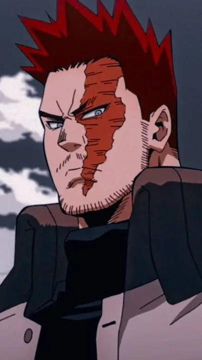 ai character: -[Enji todoroki]- background