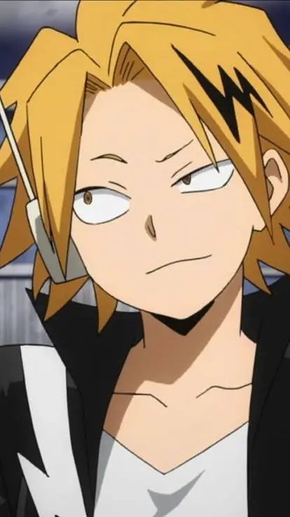 ai character: Denki Kaminari  background