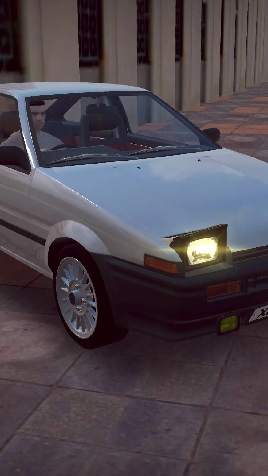 ai character: car background