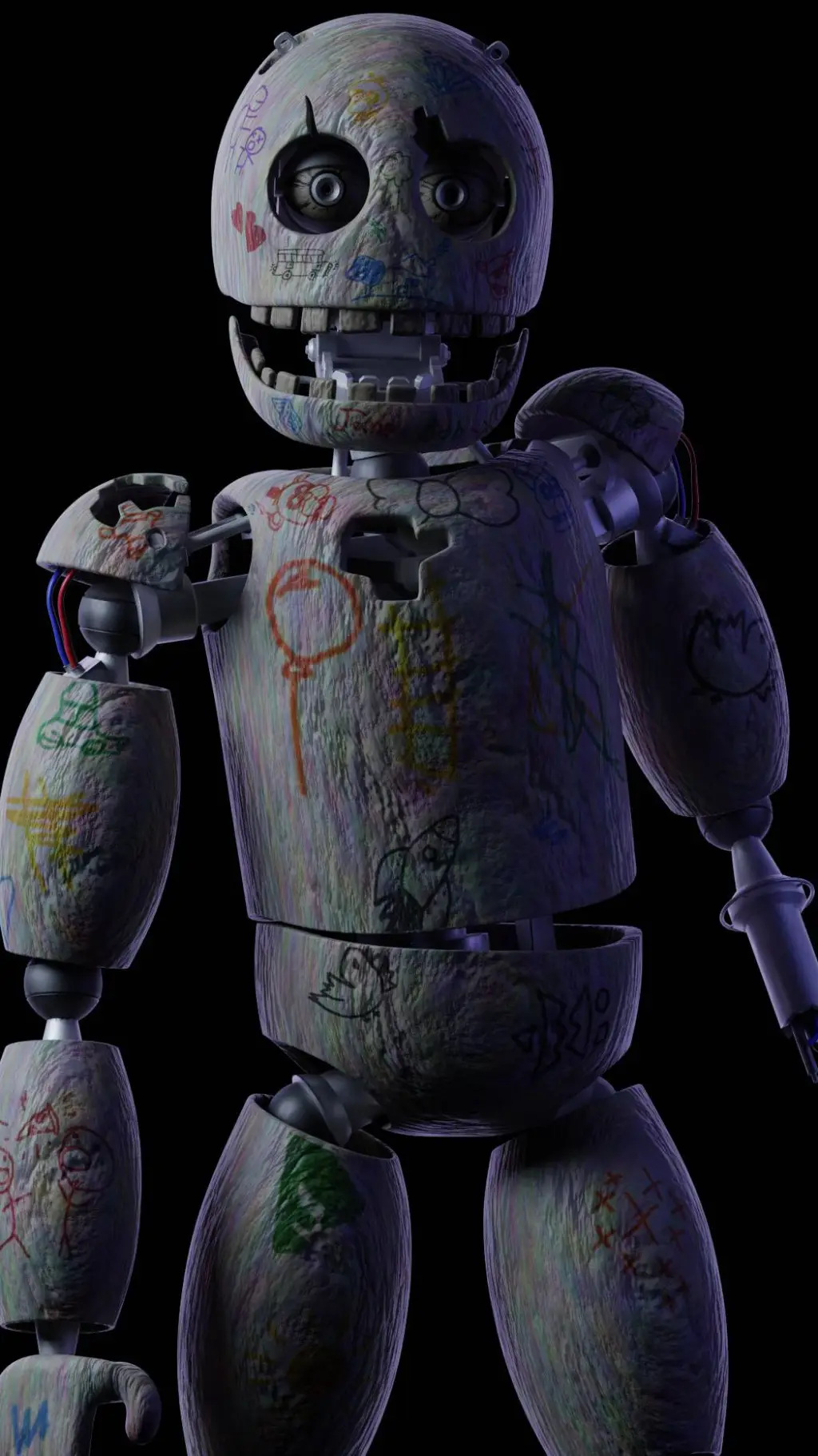 ai character: blank background