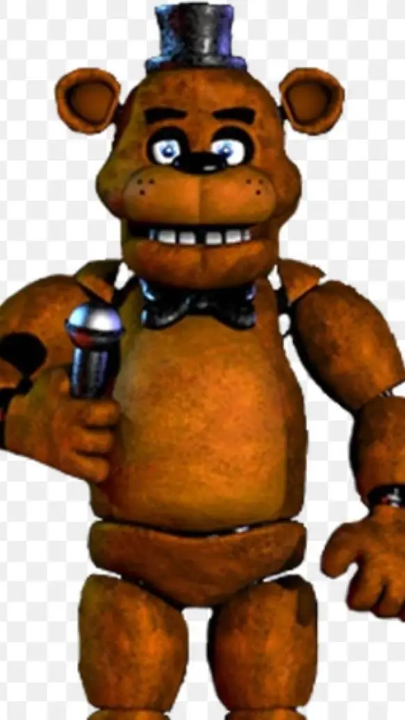 ai character: freddy fazbear  background