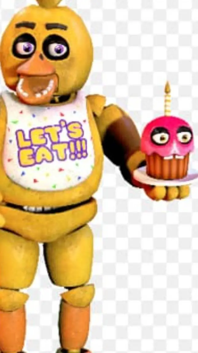ai character: chica & mr.cupcake background