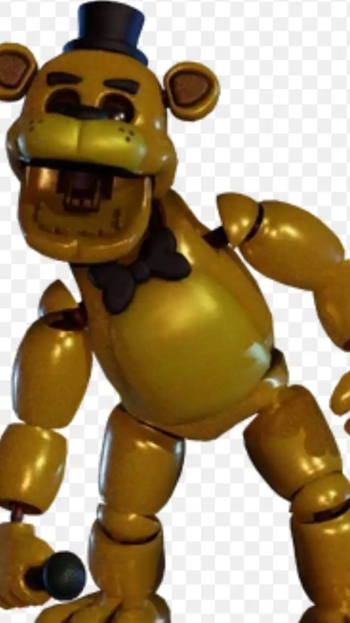 ai character: golden freddy  background
