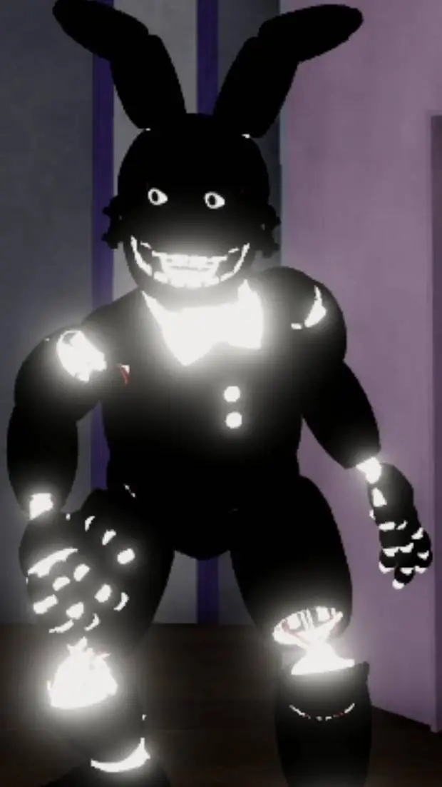 ai character: shadow s.bonnie  background