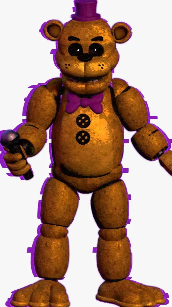 ai character: fredbear  background