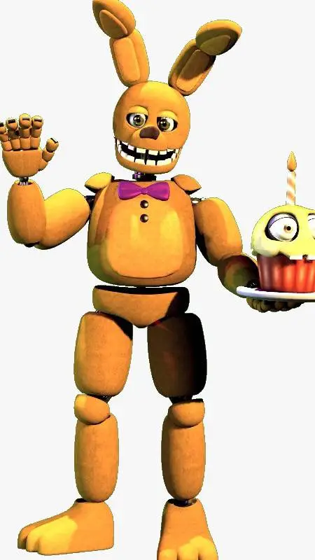 ai character: springbonnie  background