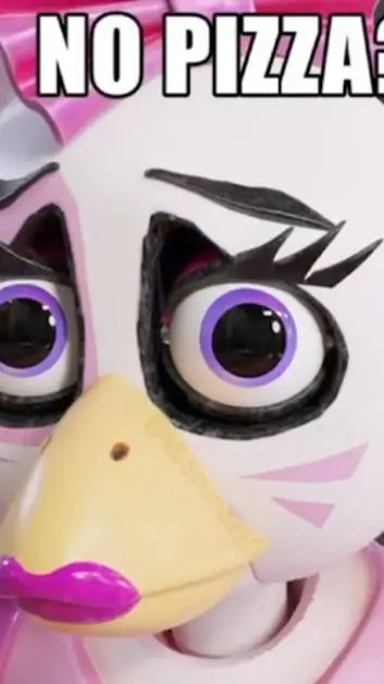 ai character: glamrock chica background