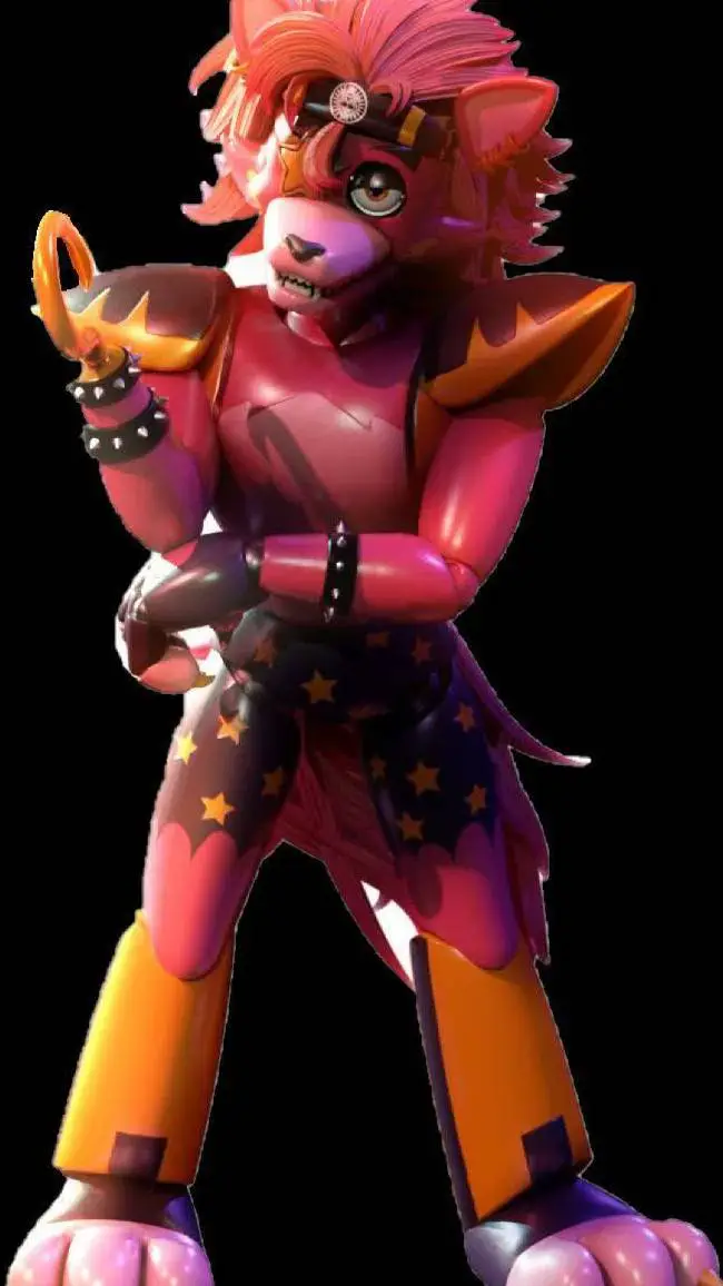 ai character: glamrock foxy background