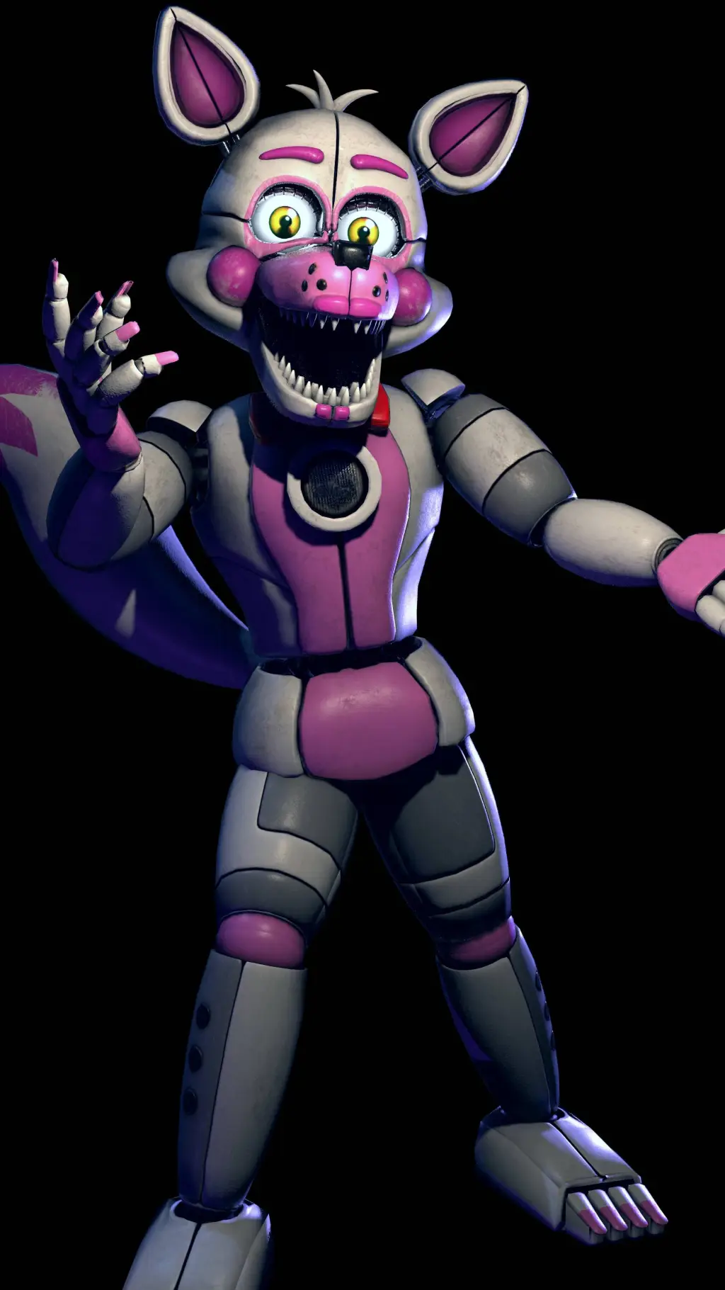 ai character: funtime foxy background