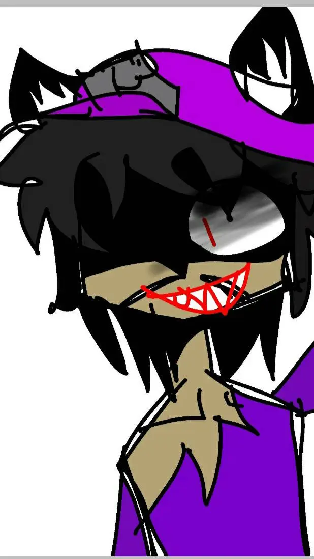 ai character: 💜Smg3 the wolf!🖤 background