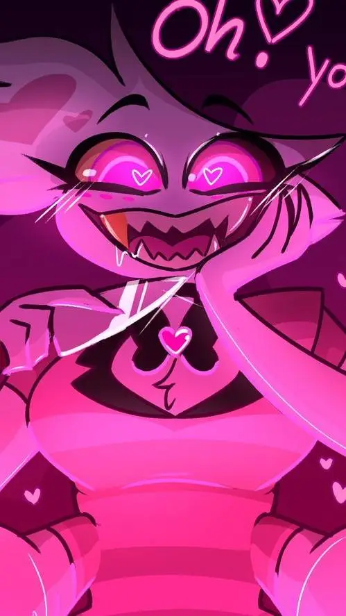 ai character: Angel dust  background