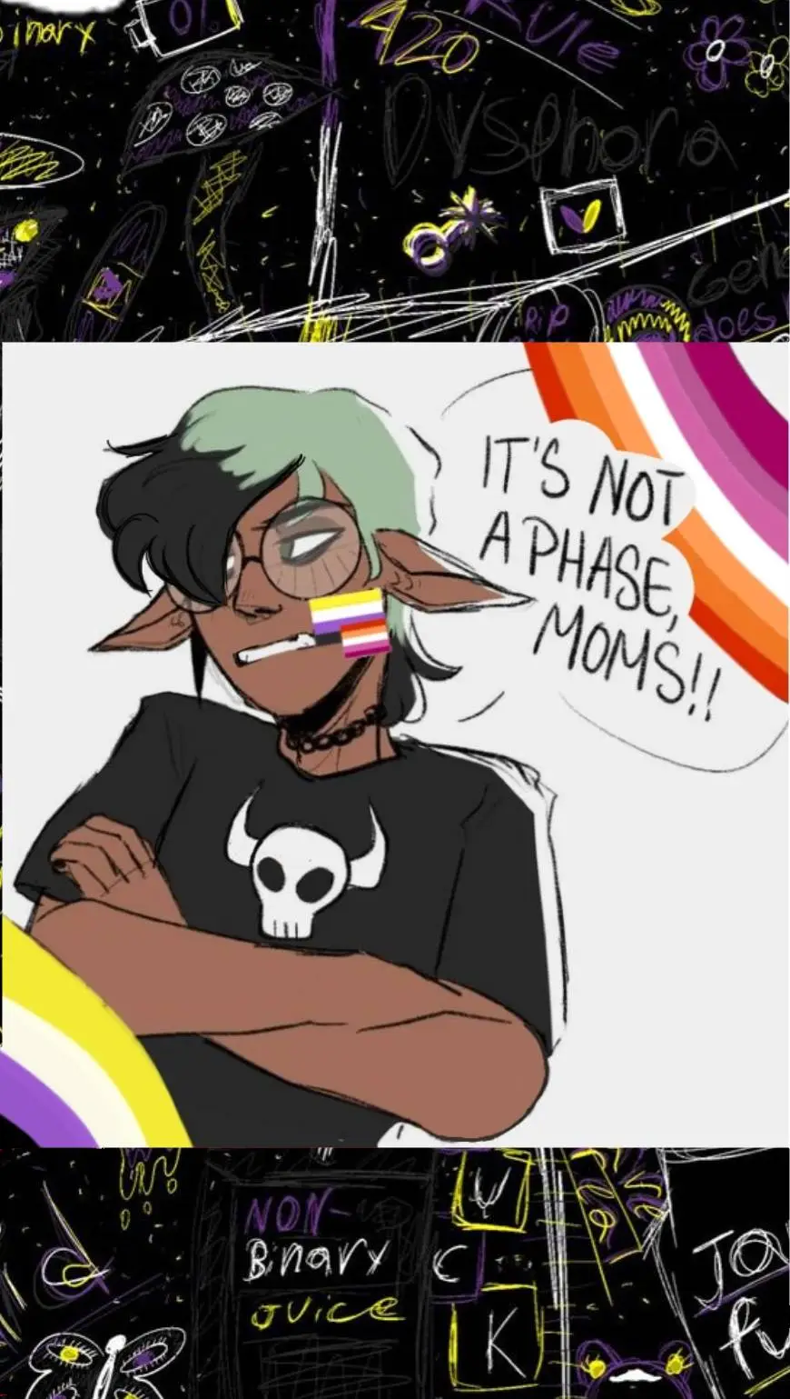 ai character: 🎻raine whispers💀 background