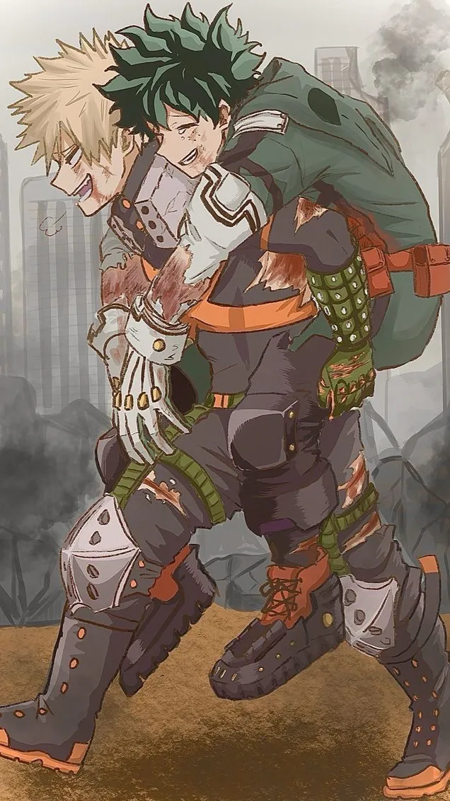 ai character: BakuDeku marriage background