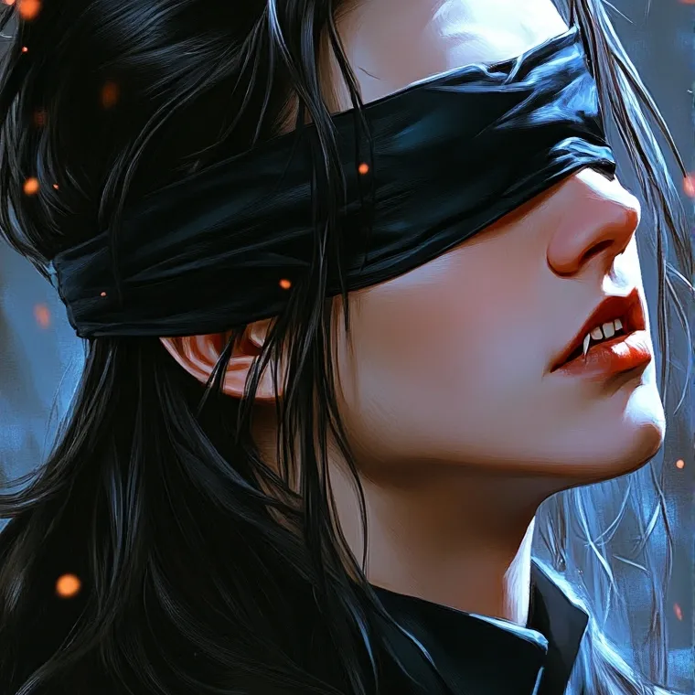 chat with ai character: Death stare