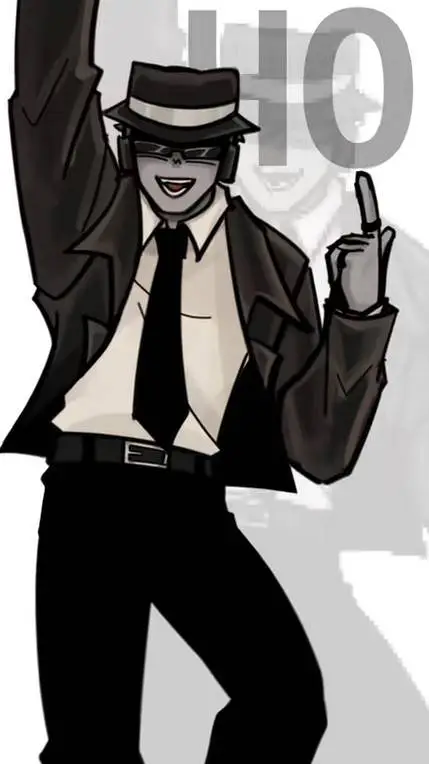 ai character: 🐾 DoubleFedora ✨ background