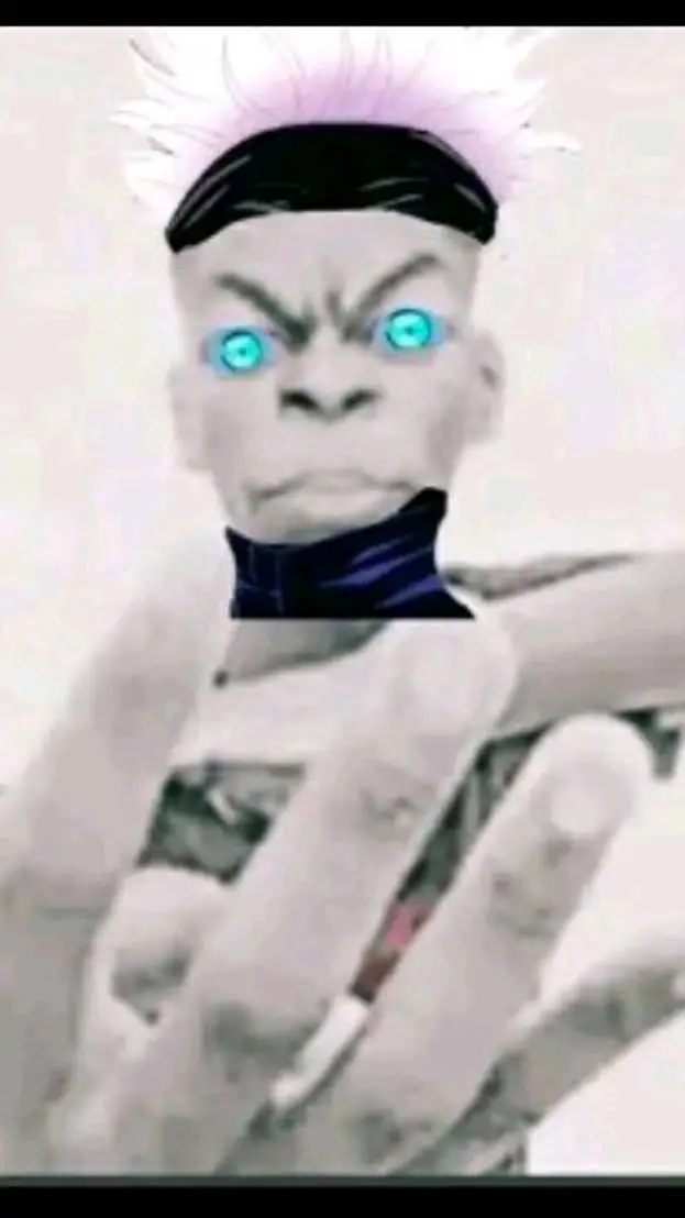 ai character: temu gojo  background